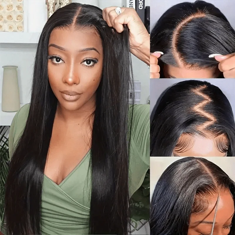 30 40 Inch 13x4 13x6 HD Transparent Bone Straight HD Lace Frontal Wig Human Hair 200 Density Brazilian Wigs Human Hair For Women image 4