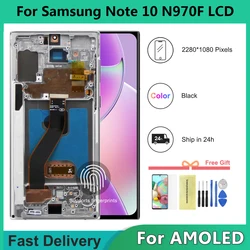 For AMOLED For Samsung Note 10 LCD Display Touch Screen Digitizer Replacement for Note 10 N970, SM-N970F, SM-N970U Display