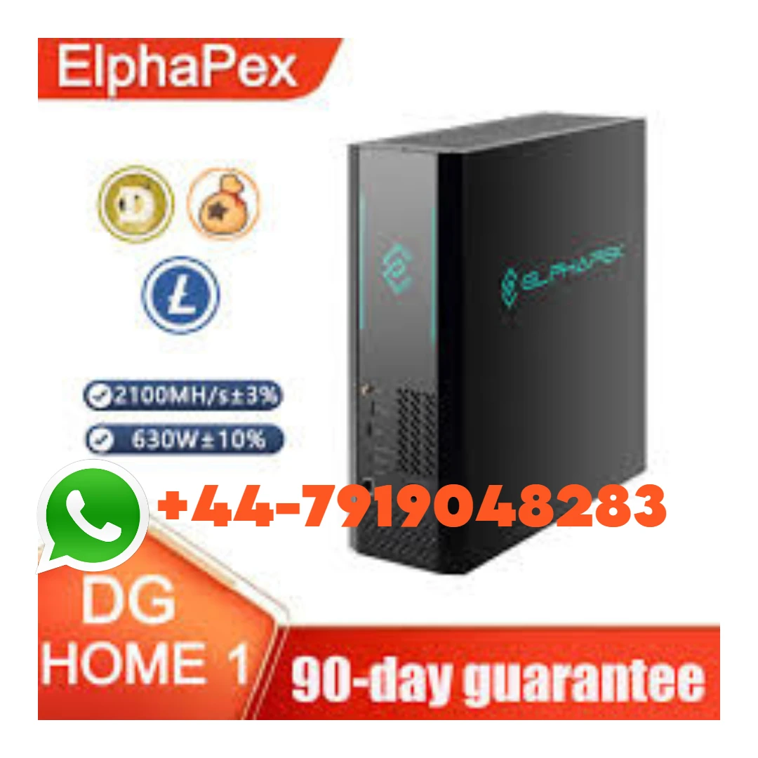 COMPRE AHORA ElphaPex DG Home 1 DOGE LITECOIN 2.1GH/S 630W MINER CASA