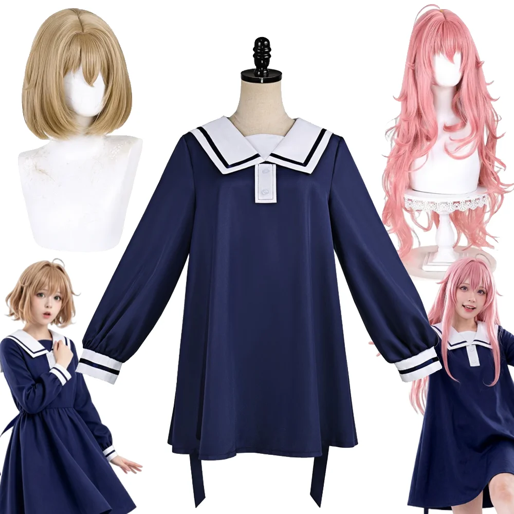 Kimi ga Shinu Cospaly Koi wo Shitai Mimi Conjunto de Disfraz con Pelucas Vestido Ropa de Fantasía para Mujer Trajes de Rol para Fiesta de Halloween y Carnaval