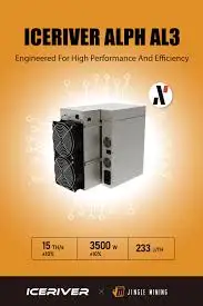 BR BUY 2 GET 1 FREE Cryptominers AE | IceRiver AL3 Hashrate: 15 Th/s Power: 3.5 Kw Delivery