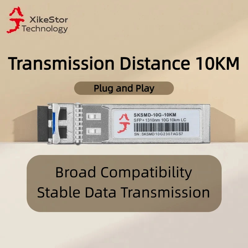 XikeStor SKSMD-10G-10KM Optical Module for Switch/Server/Router/Fibre Optic   Transceiver Widely Compatible/Plug and Play