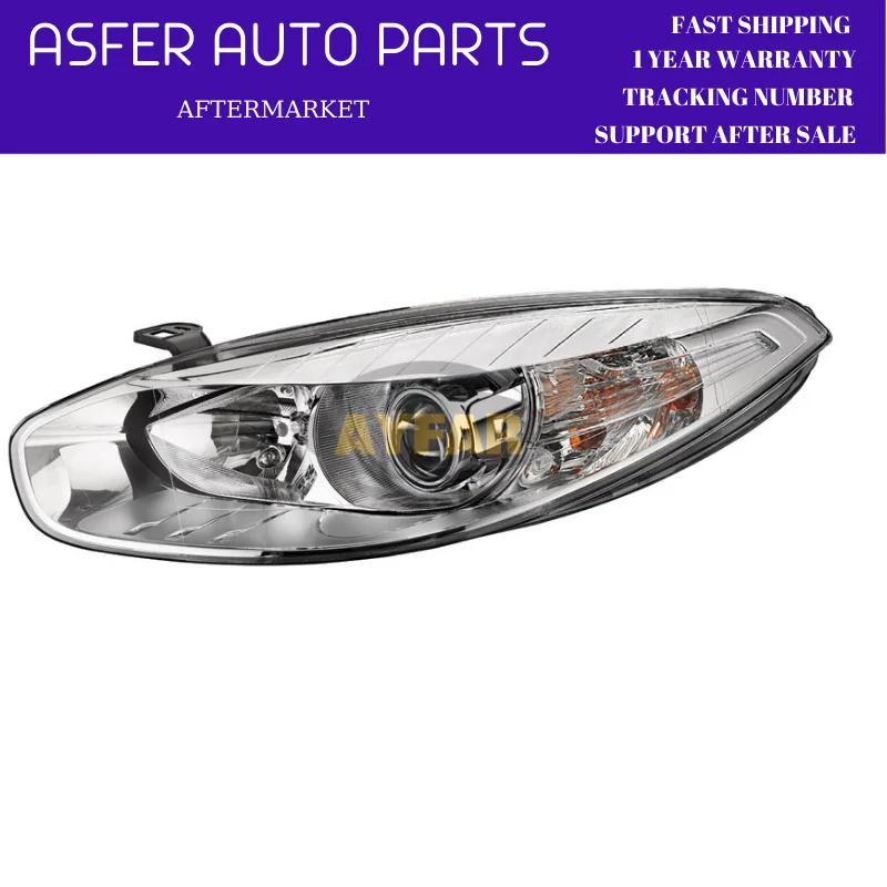 Chromed Motorized Headlight For Renault Fluence New Edition 2014-2017 Left And Right High Quality Oem 260600738R 260101331R