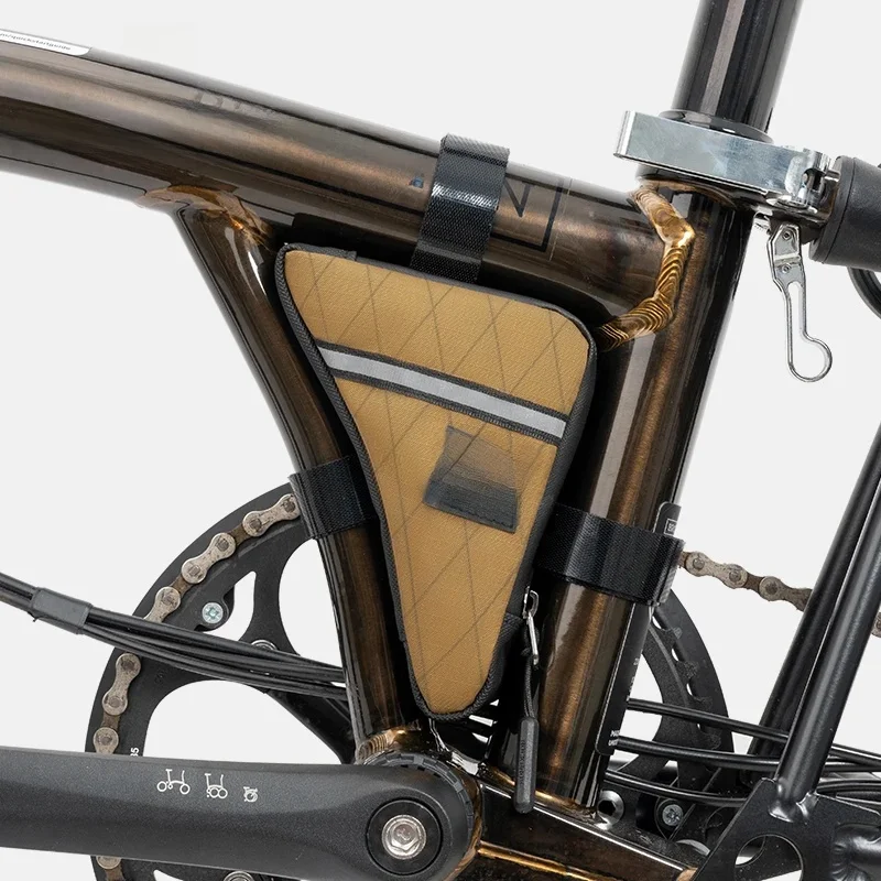 ROCKBROS sac de vélo ultraléger Tube avant cadre Triangle sac pour vélo Brompton 0.25/0.3L Mini sac Portable pliant sac de vélo
