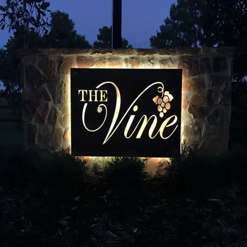 

Изготовленная на заказ вывеска для бизнес-светильника, вывеска с логотипом на открытом воздухе, используемая для салона красоты, кафе, магазина, декор, вывеска с подсветкой