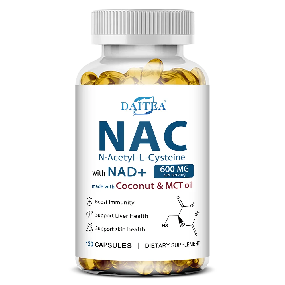 

NAC Supplement - N-acetylcysteine, Anti-aging, Antioxidant, Liver and Lung Support, Immune Support, for Men and Women