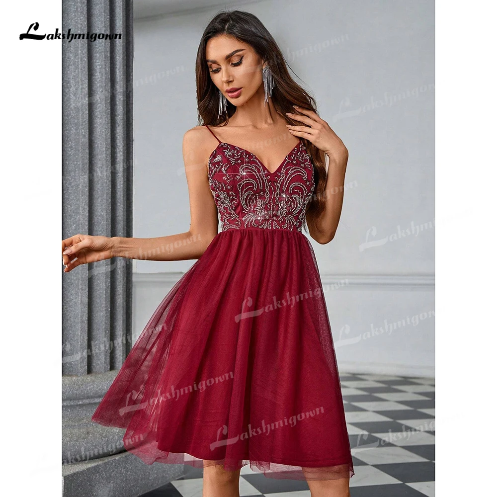 

Бордовое красное лоскутное платье принцессы с пайетками, женское коктейльное платье на бретельках, платья для выпускного вечера