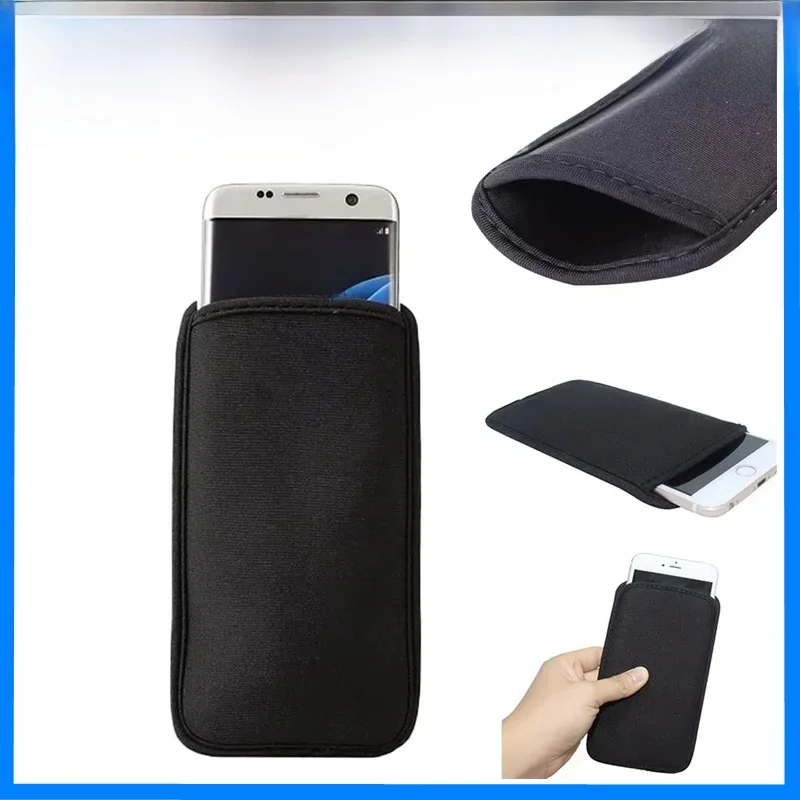 Universal Neoprene Pouch Phone Bag For Samsung Xiaomi Phone Case Bags iPhone 6 7 8 Plus 11 Pro Xr Xs Max 12 13 14 Phone Case Bag — zdjęcie 2