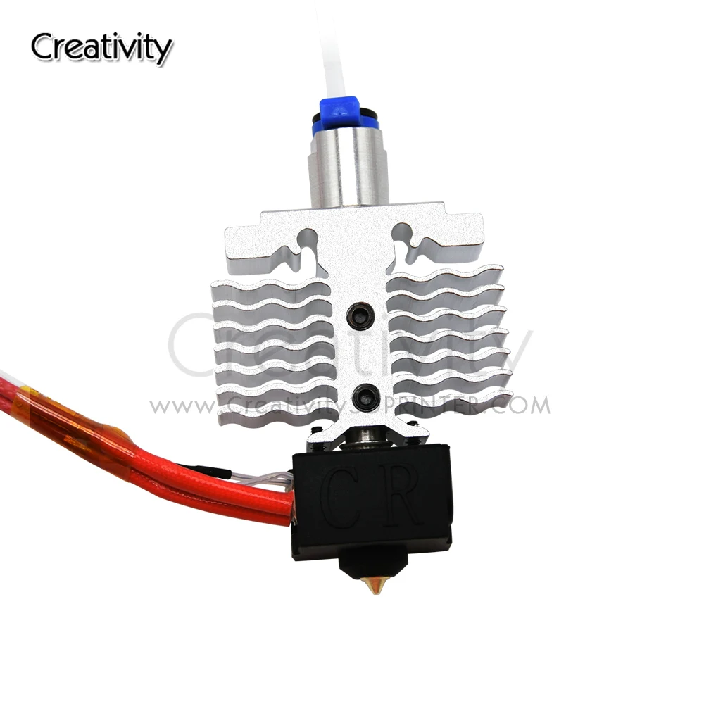 Ender 3 V2 Neo Hotend Assembled Extruder With PTFE Tubing Socks And 0.4MM Nozzles for Ender 3 V2 Neo/Ender 3 Max Neo/Ender 3 Neo