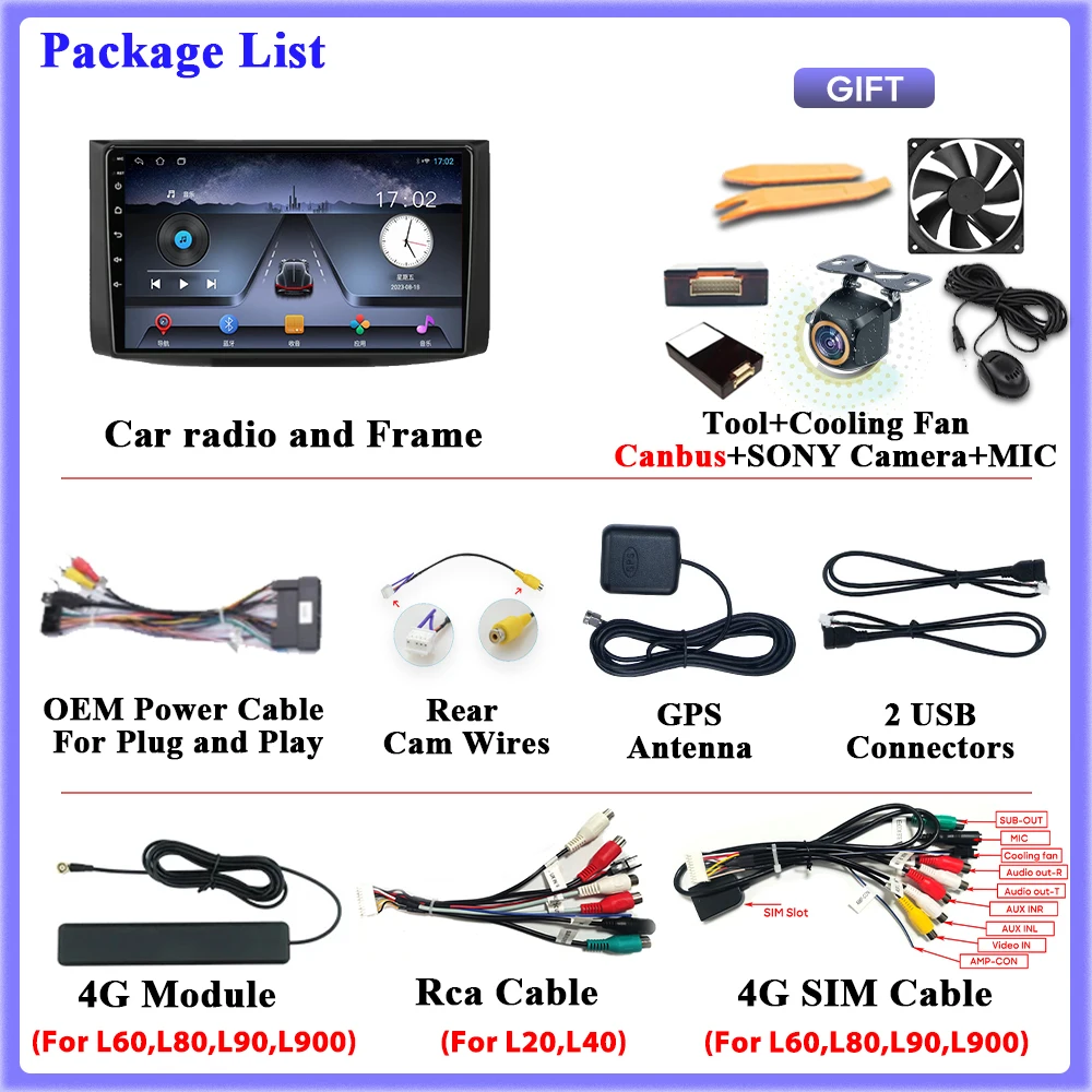 راديو السيارة لسيارة شيفروليه أفيو T250 2006-2012 لـ Nexia 1 2020-2022 مشغل وسائط متعددة رقم 2din أندرويد Auto Carplay DSP 4G Wifi GPS #4