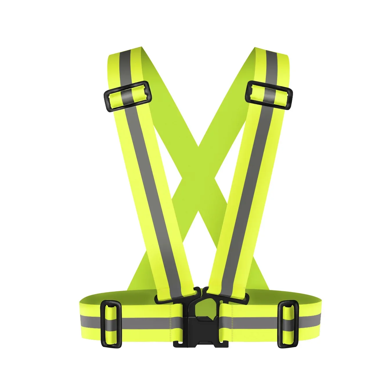 AliExpress Reflective Safety Vests Lightweight Adjustable Elastic Vest Jacket Hi Vis Reflective Strips for Traffic Control Running Cycling