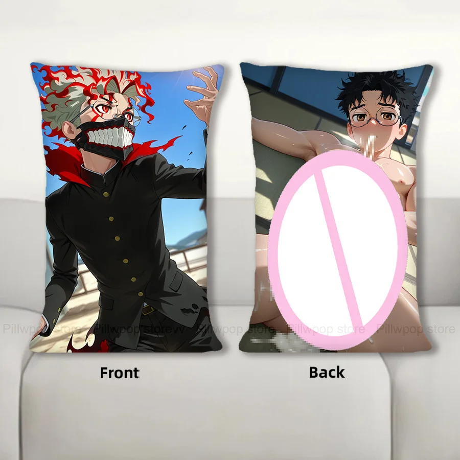 

Dakimakura Anime Jiji x Okarun Body Pillow Cover Sofa Cushion Double-side Print Throw Pillow Case 40X60cm