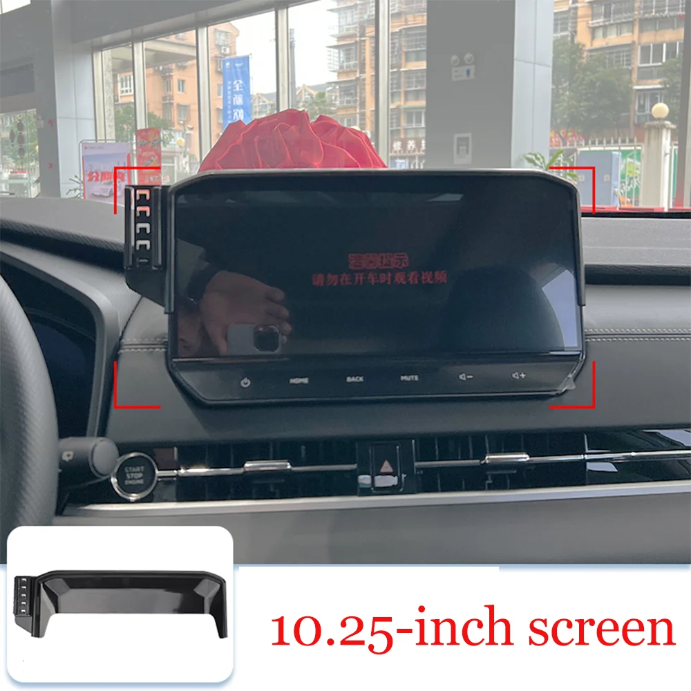 15W Car Phone Holder for Mitsubishi Outlander 4 PHEV 2022~2024 Magnetic GPS Support Base Wireless Charging Accessories iPhone