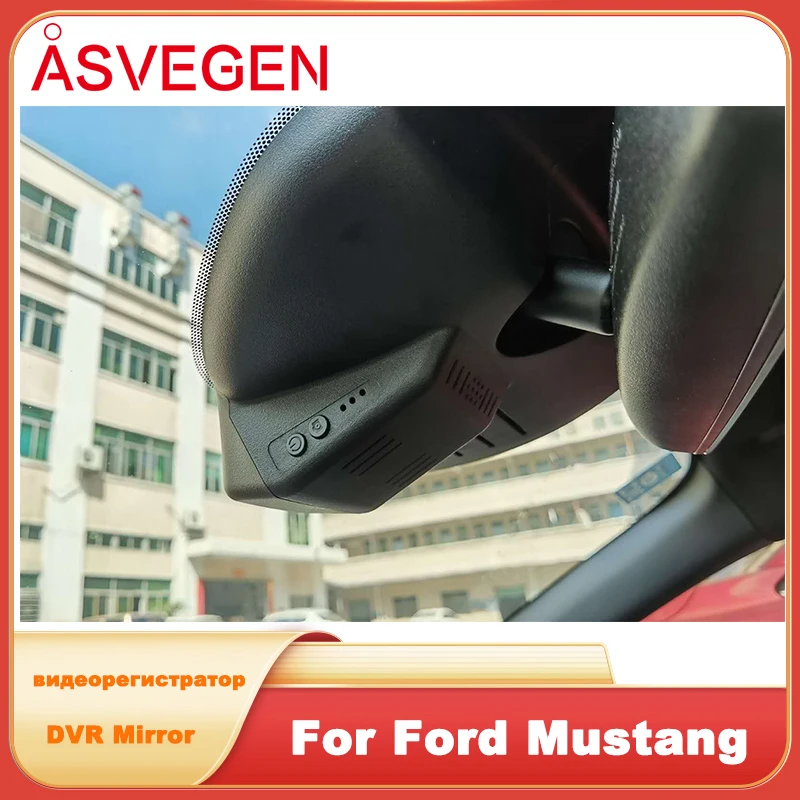 2.45 Inch Car DVR Camera For Ford Mustang Dash Cam FHD 1080P Auto DVR Mirror Recorder Car Rearview Mirror G-sensor DVR