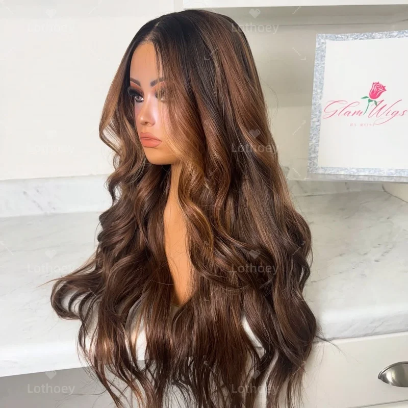 الشوكولاته براون شعر مستعار الدانتيل للنساء المحمر البني الملونة 13x4 الجسم موجة الدانتيل الجبهة الباروكات شعر الإنسان غلويليس شعر مستعار ارتداء