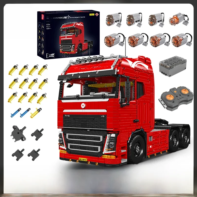 Mold King 19015 19015 T Technische Auto Bouwsteen Afstandsbediening Tractor Truck Model Montage Baksteen Speelgoed Kinderen Kerstcadeau - afbeelding 2