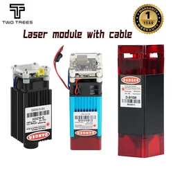 Two Trees 80W Laser Module with Cable 20W 40W 450±nm Blue Laser Head for CNC Laser Cutting Machine DIY Laser Engraver Tools