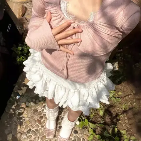 6 best sales vit kjol med volanger - №1