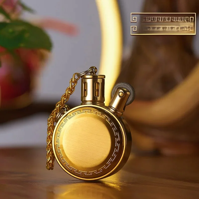 Briquet à Kerosene rétro à l'ancienne, briquet d'allumage à meule Portable et tendance, personnalité créative, 2023