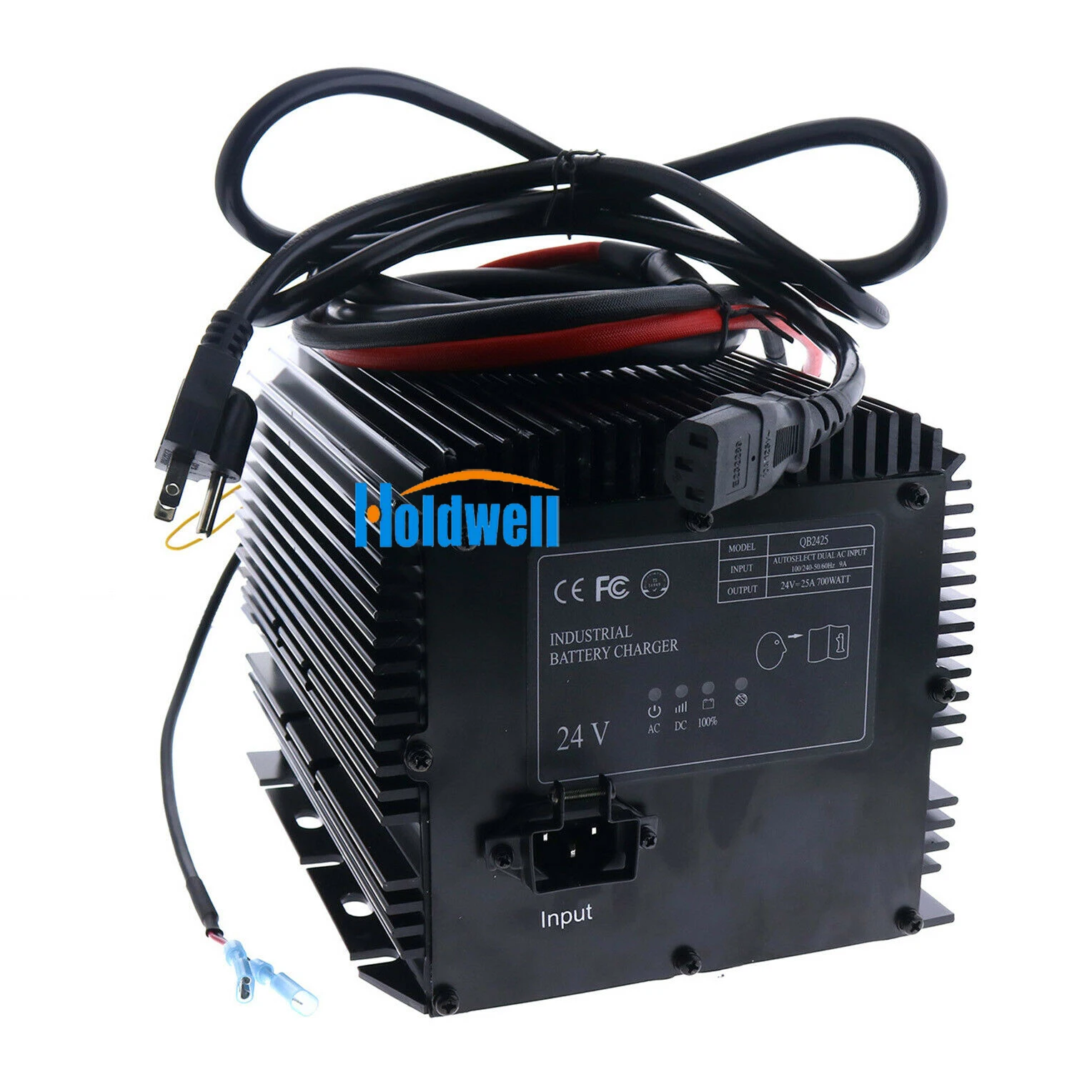 

Holdwell 24V 25A Battery Charger 105739 105739GT for Genie Lift GS-1530 GS-1532 GS-1930 GS-1932 GSGR-08 GR-12 GR-15 GR-20 GRC-12