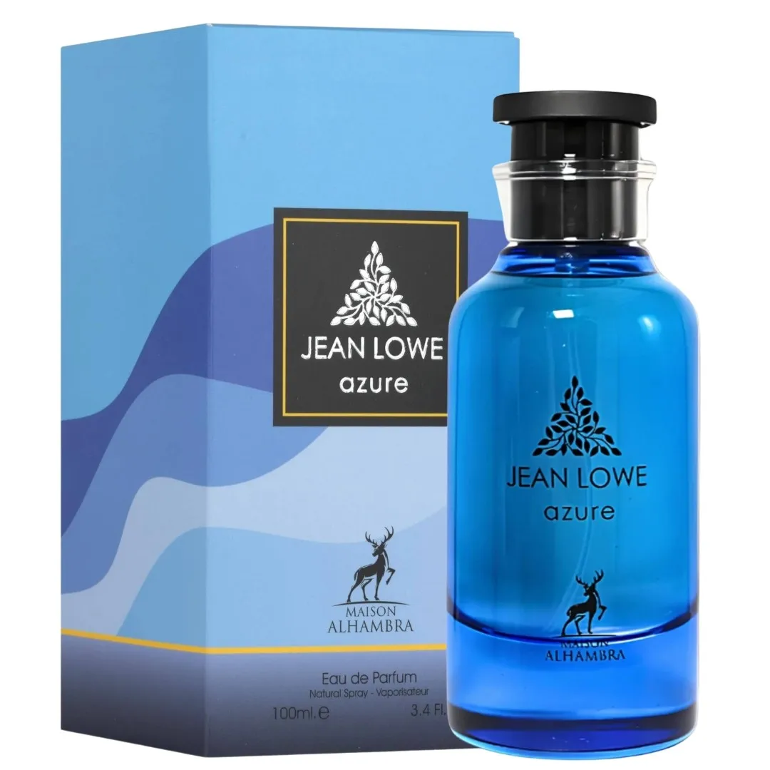 

Maison Alhambra Jean Lowe Azure Unisex Eau de Parfum Fresh Aquatic Citrus Clean Fragrance 100ml