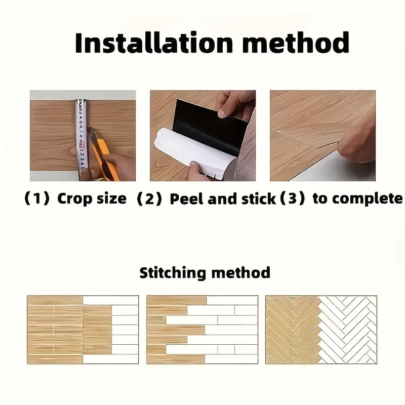 10 قطعة 40x15 سنتيمتر بولي كلوريد الفينيل ملصقات أرضية ملصقات ذاتية اللصق مقاوم للماء سميكة الخشب الحبوب ملصقات أرضية ملصقات غرفة المعيشة