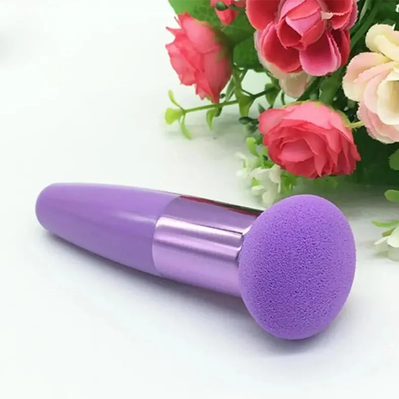Esponja de bala de poliuretano hidrofílico, elástica macia, uso duplo úmido/seco para aplicação e configuração de maquiagem