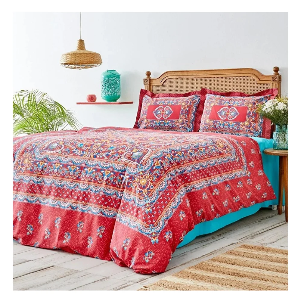 Double duvet cover set 200x220 cm, 100% Turkish cotton high quality bedspread pillowcase 2022