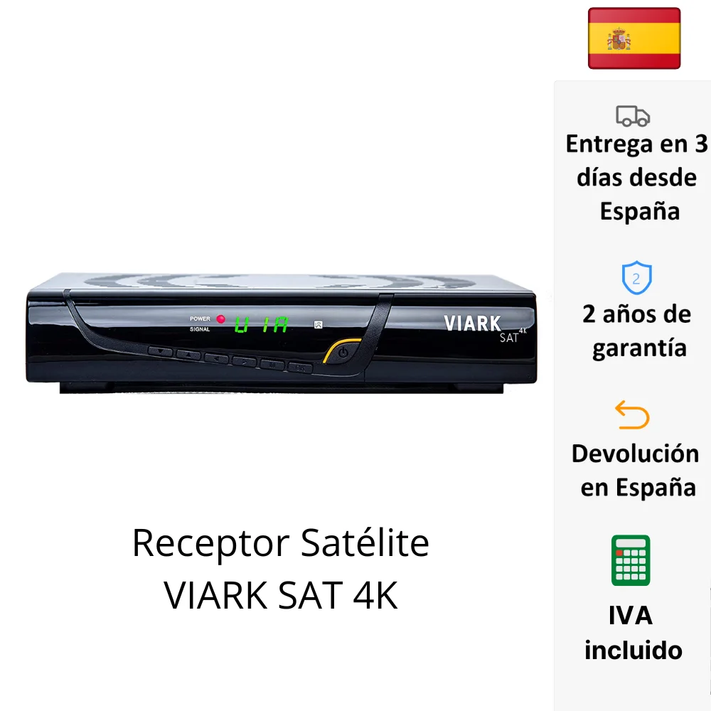 Viark SAT 4K Satellite Receiver Decoder With Wifi, Stable, Multistream UHD DVB-S2X and H.265, Card Reader, USB, RCA, Ethernet Port, PVR Updated on the Internet