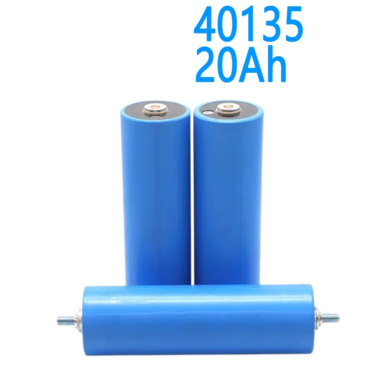 40135 C40 3.2V 20Ah LiFePO4 خلية بطارية أسطوانية قابلة للشحن للمركبات الكهربائية والطاقة الشمسية وأنظمة الطاقة التي يمكنك صنعها بنفسك