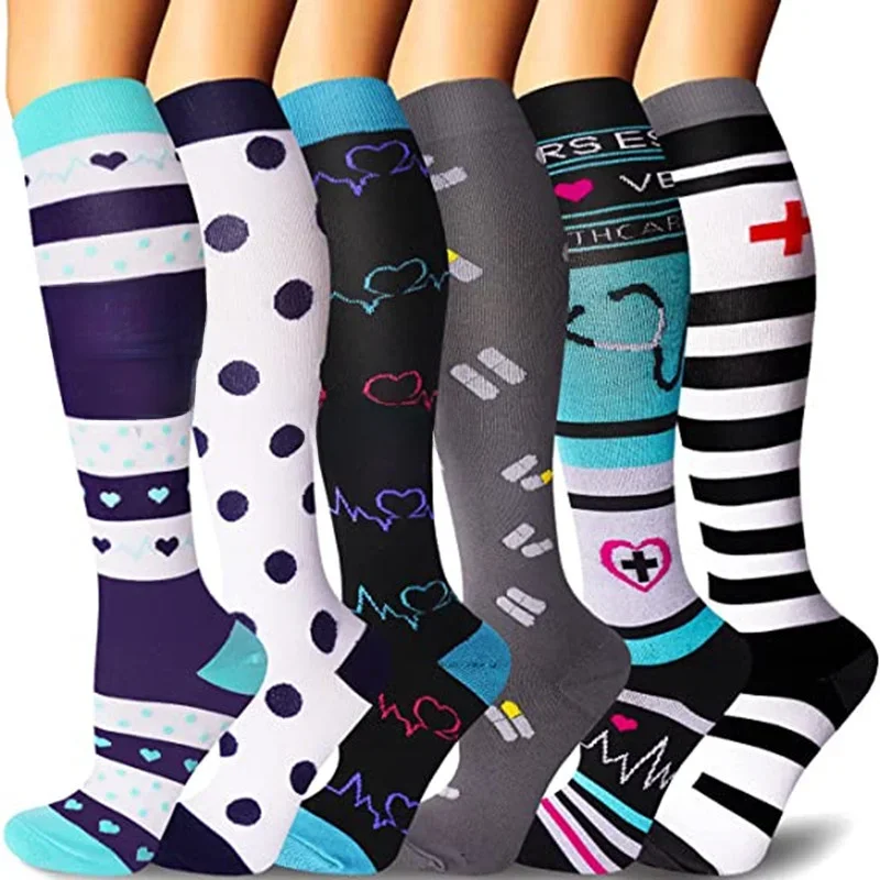 AliExpress ORLVS Nurse Compression Socks For Men Running Sports Socks Athletic Flight Travel Outdoor Running Cycling