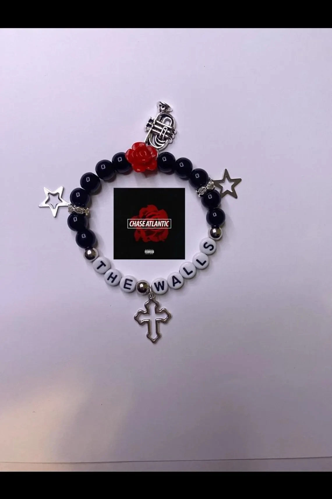 Handmade chase Atlantic the walls inspired bracelet | with saxophone charms y2k Taylor swift|the weekend couples matching