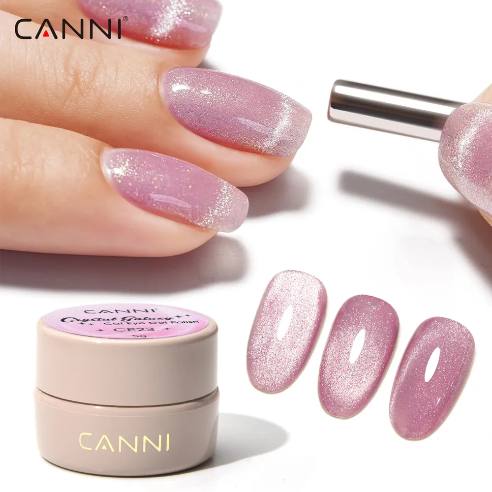 CANNI 5ml Painting Galaxy Crystal Cat Eye Gel Magnetic Nail Polish Soak Off UV Gel Varnis Semi Permanent