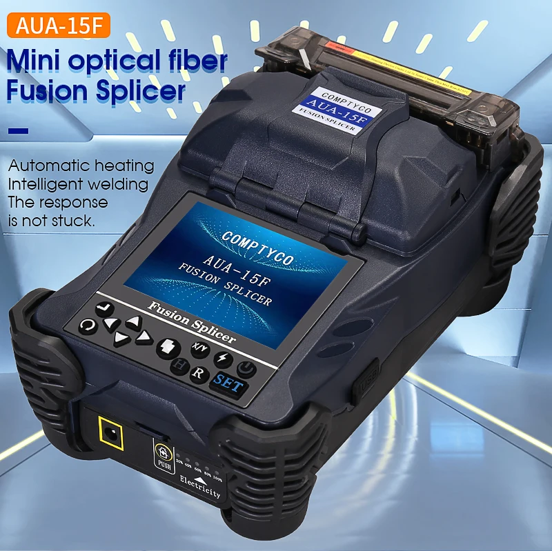 

COMPTYCO AUA-15F Fusion Splicer Fully Automatic Mini Optic Fiber Fusion Splicer Splicing machin fiber optic tool set