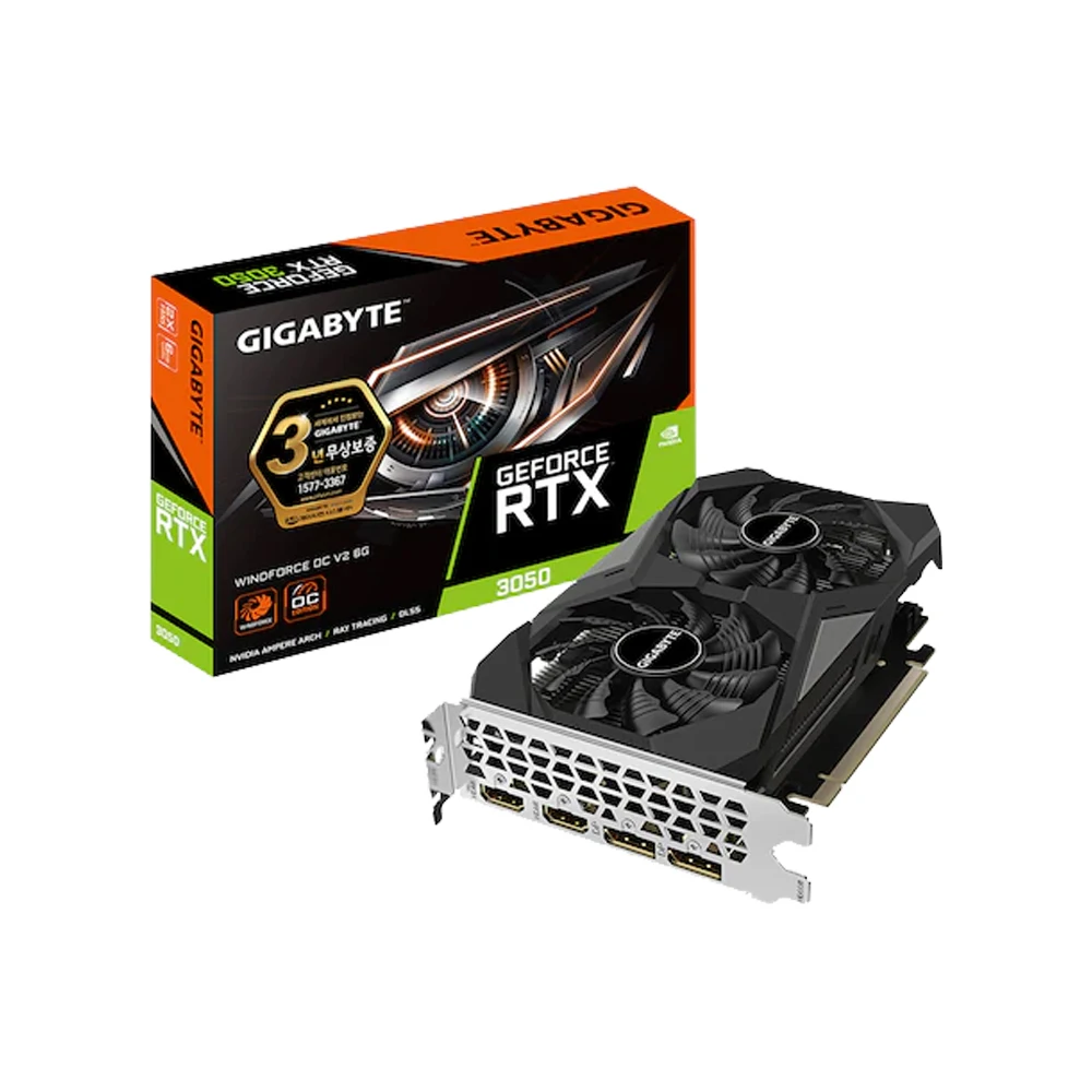 GIGABYTE GeForce RTX 3050 WINDFORCE OC V2 D6 6GB JC