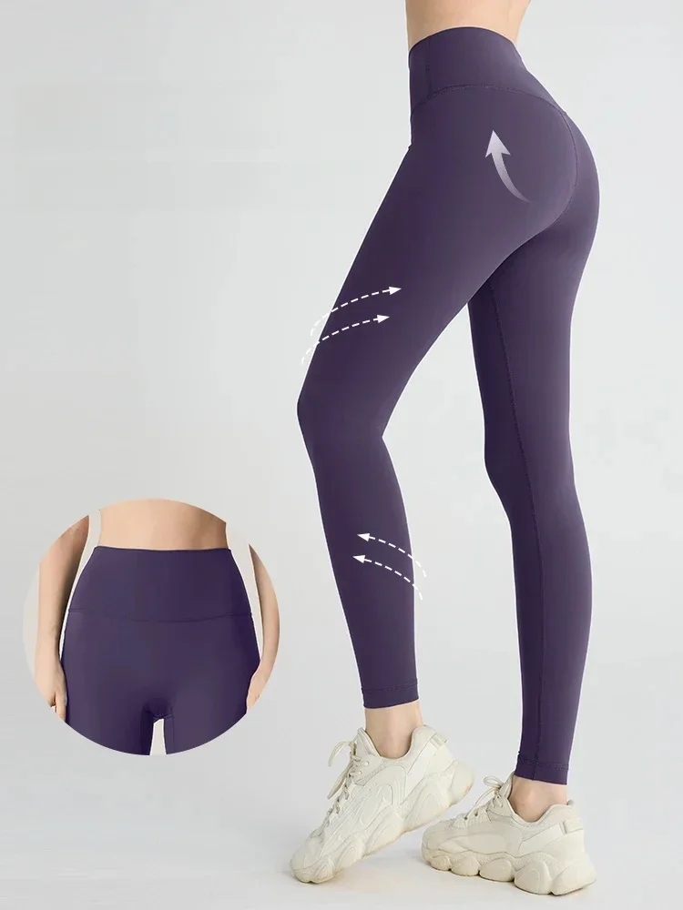 AliExpress COZOK Naked feeling Yoga Leggings Women High Waisted Hip Lifting Fitness Leggings Running Cycling Pants Breathable Sports Leggings