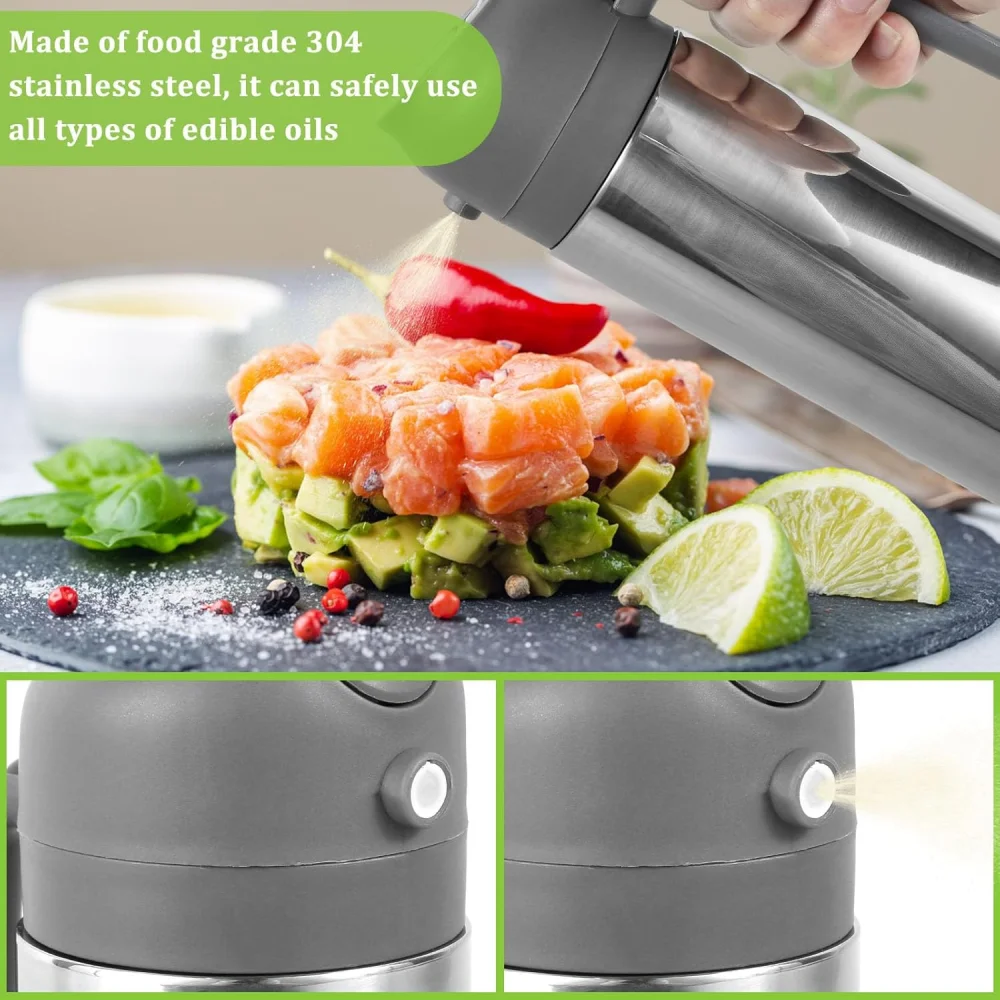 Dispenser Minyak Dua-dalam-Sat - Kitchen Gadgets Oil Spray ulasan dan harga