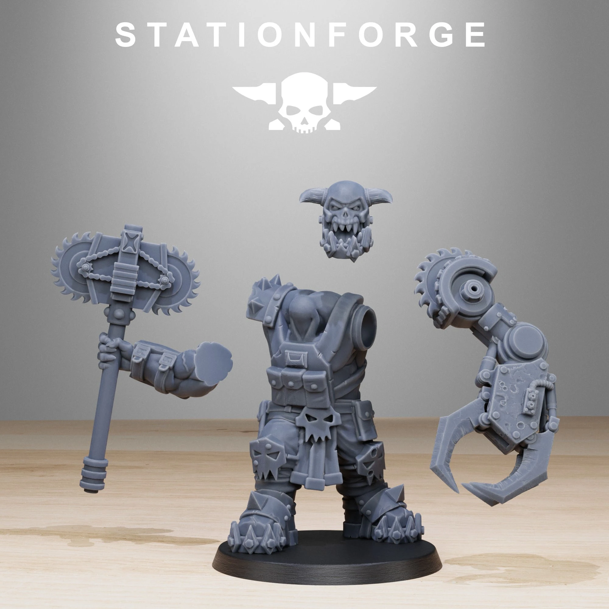 Orkaz Spec Team-Tough resin High detail Miniature-Tabletop Wargame Accessories-Unpainted gray model