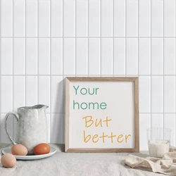 5sheet The Garage Renovation 3D Effect Self -sticking Wall Stickers Cabinet Decorative Sticker