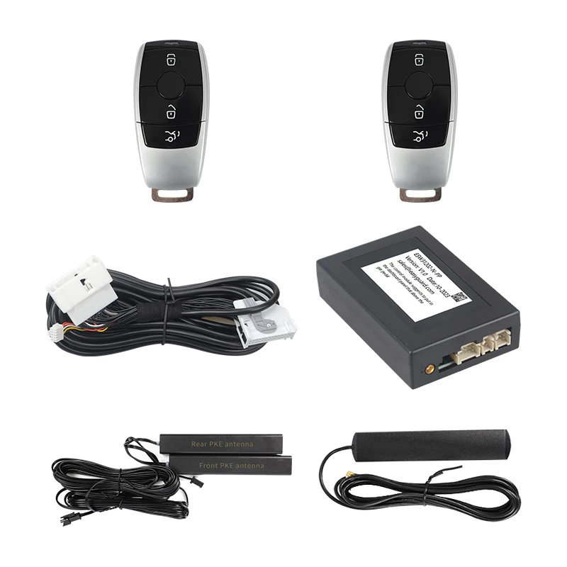 EasyGuard Plug play Smart Key PKE Kit Keyless Entry system Fit for Benz FBS4 With factory OEM Push  Start Button &Comfort Access