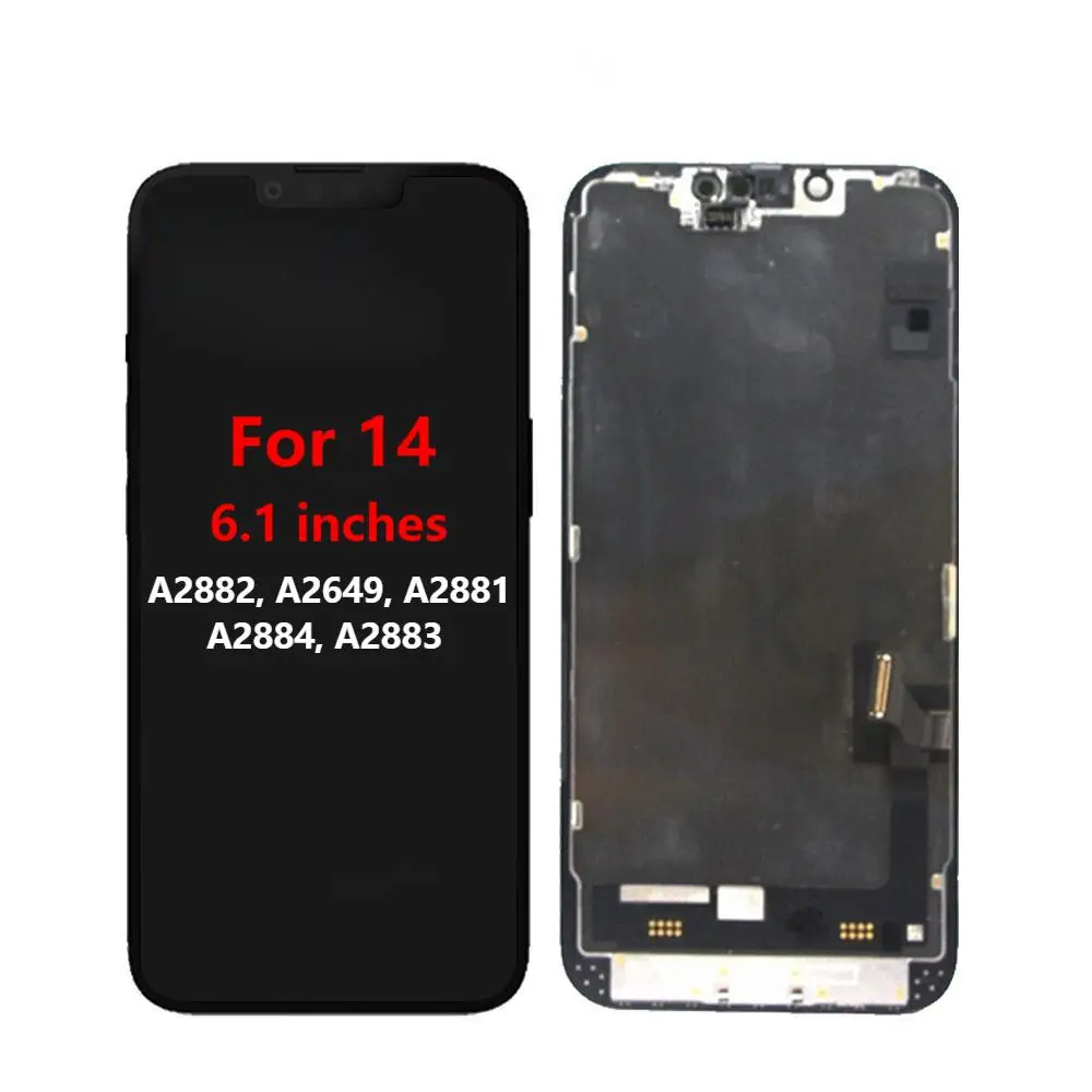 For iPhone 14 Pro Max 14Pro 14 Plus  LCD Dispaly 3D Touch True Tone Touch Screen Assembly Replacement Parts 100% Tested