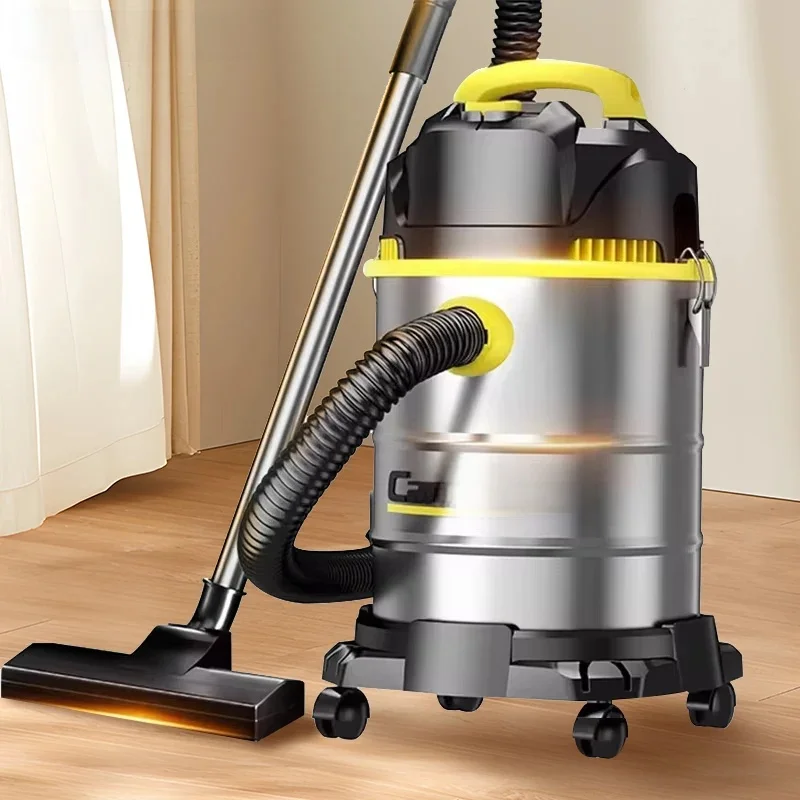 Vacuum Cleaner Handheld Bucket Vacuum Cleaner High Power Wet and Dry Large Suction Dust Collector Strong Dust Collector