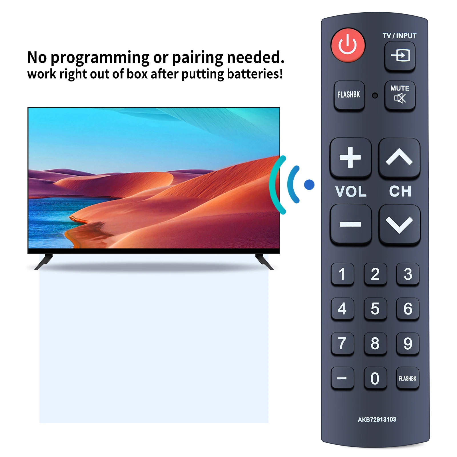 جديد AKB 72913103   AKB 72913106   AKB 72913104   AKB 72913105   لجهاز التحكم عن بعد لتلفزيون LCD 19LD350 22LD350 26LE5500 32LD550 55LH95UA