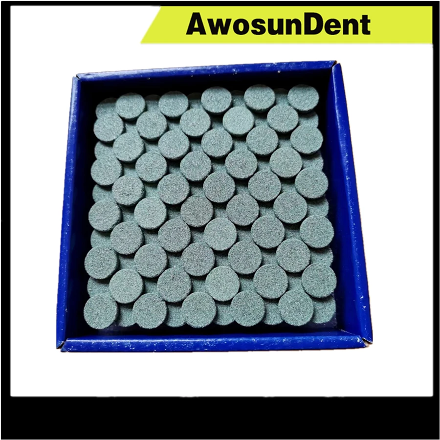 

100pcs/Box Green Corundum Grinding Head Dental Mounted Trimming Polishing Tool Dental Polisher Material Dentist Laboratory Use