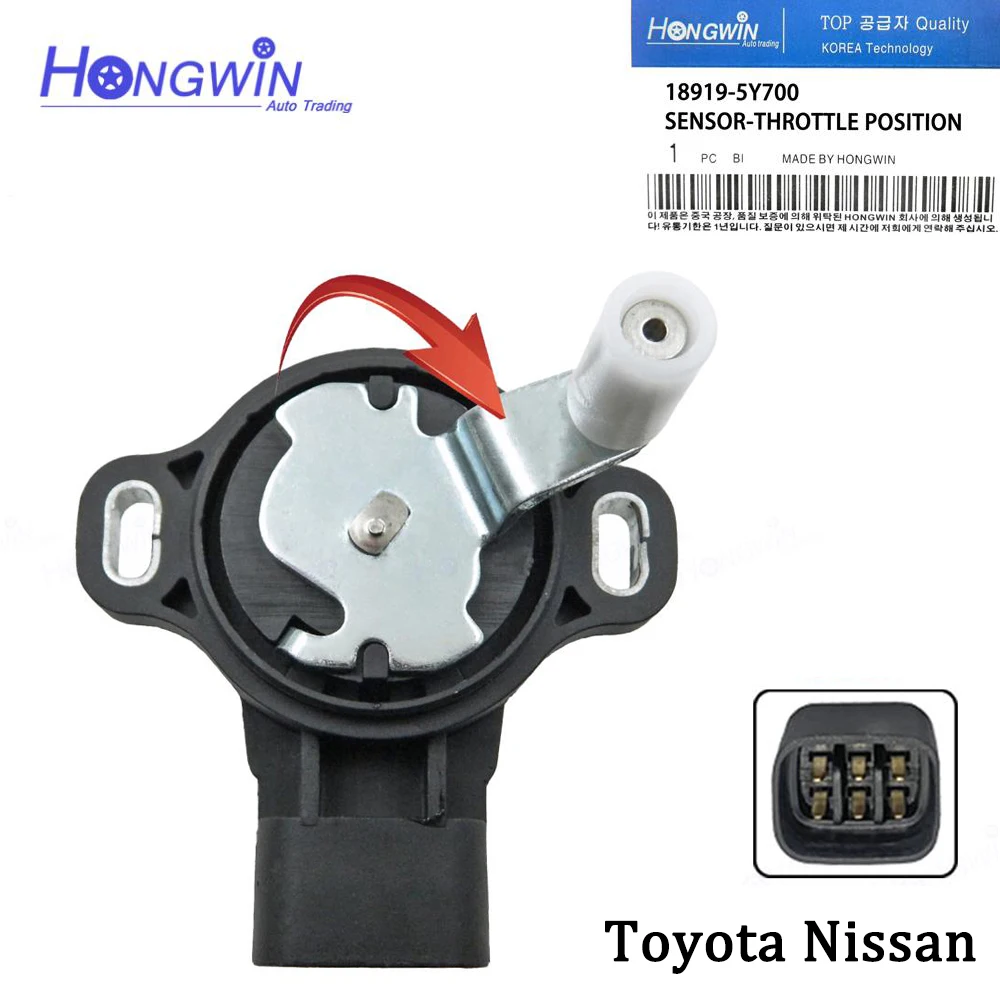 New 18919-5Y700, 189195Y700 Throttle Accelerator Pedal Sensor TPS For 2002-2006 Toyota RAV4 Camry Nissan Xtrail T30 Infiniti G35