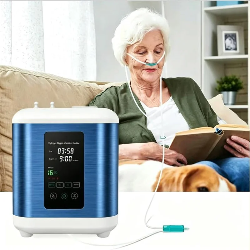 Hot Sale Hho Hydrogen Generator SPE PEM Technology Adjustable Flow Home Sleep Hydrogen Gas Produce Inhaler Machine for OEM ODM