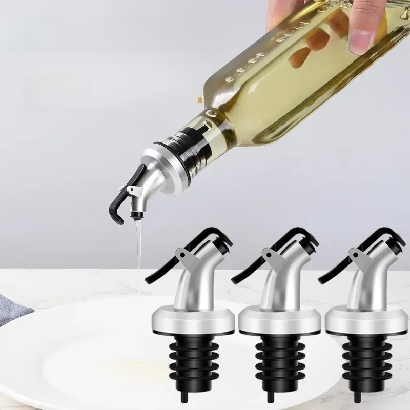 Criativo Leakproof Bico De Azeite, vinagre Rolha De Garrafa, Dispenser Bico, Leakproof, Silicone,