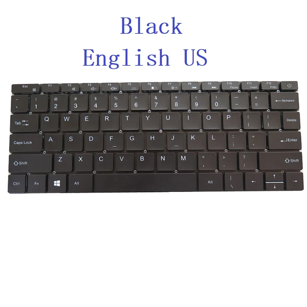 New Laptop With Backlit Keyboard For FUNHOUSE F10 APro MPro English US German GR Black/Silver