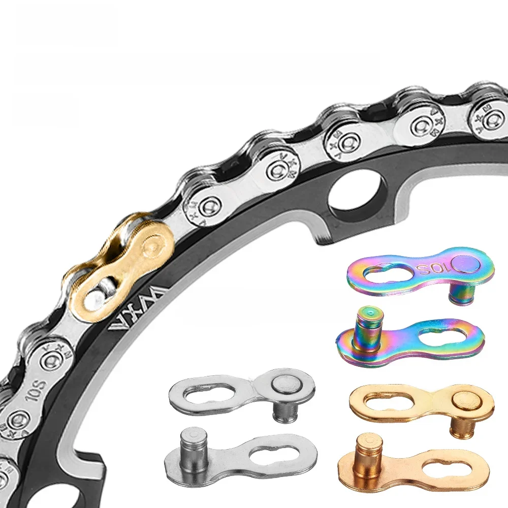AliExpress VXM 5 Set MTB Road Bike Chain Link Connector Lock Single/6/7/8/9/10/11/12 Speed Steel Bicycle Joint Magic Buckles