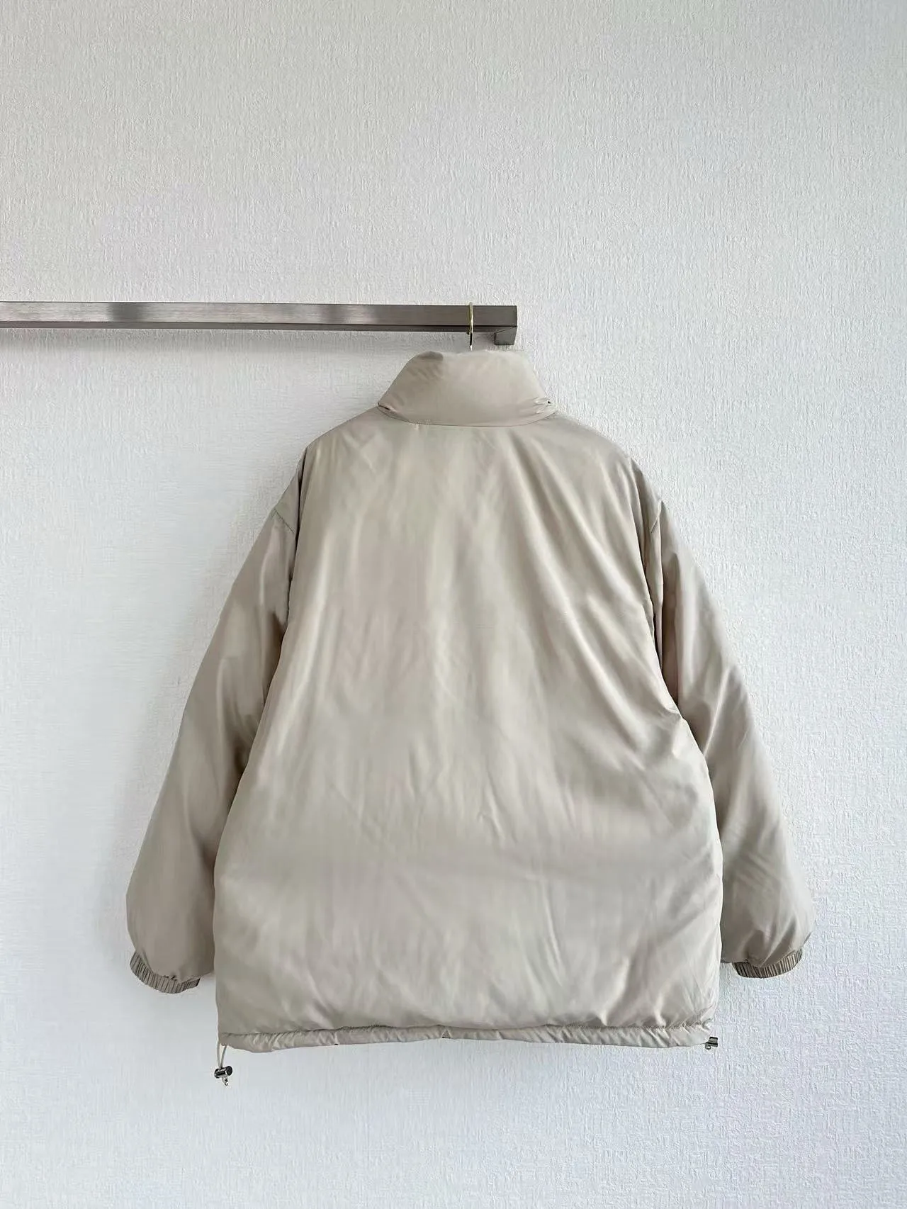 Streetwear Women's Short down jacket Solid color 2025 Winter Pockets Turtleneck puffer coat Warm High quality